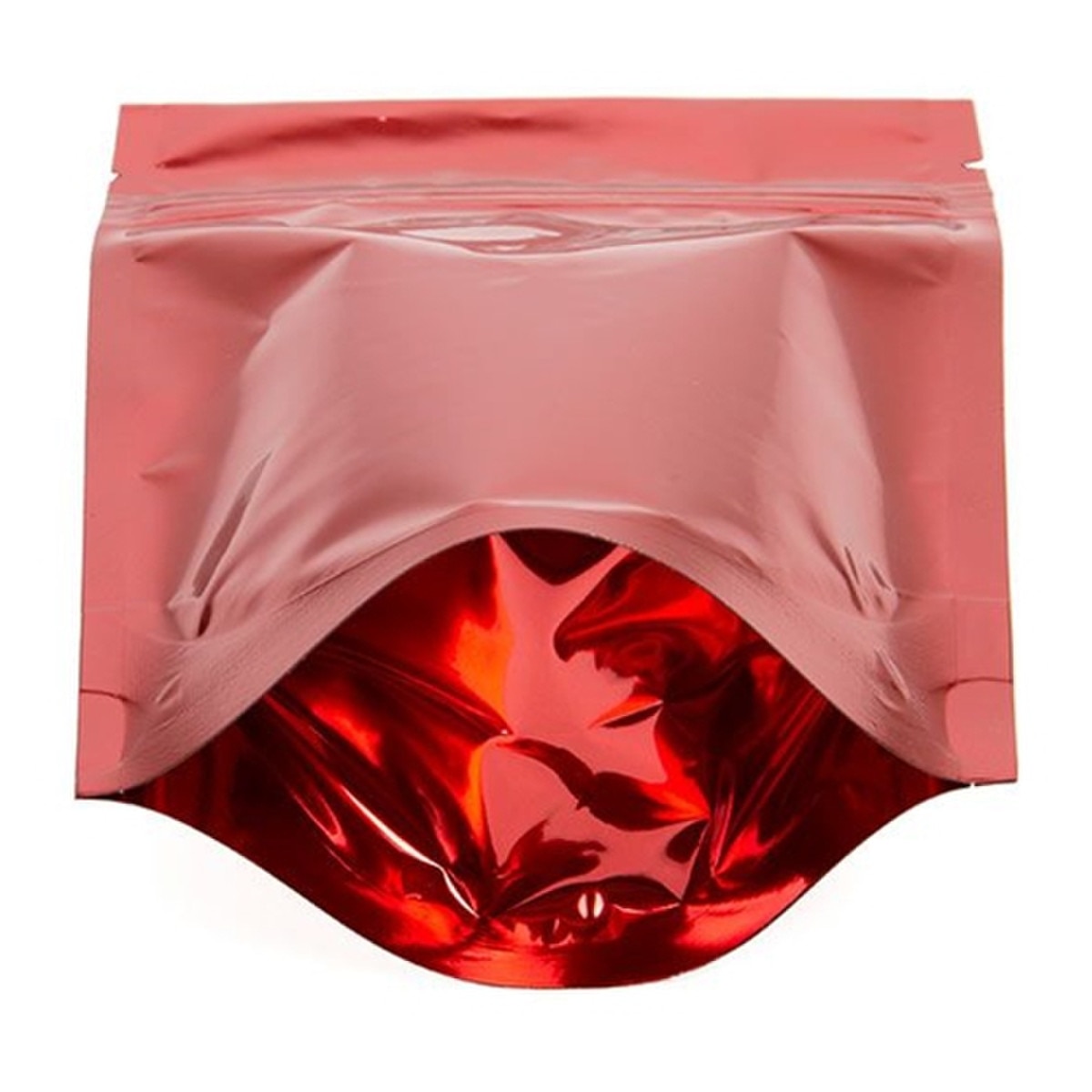 4 x 6 Stand Up Pouch -Metallic Red